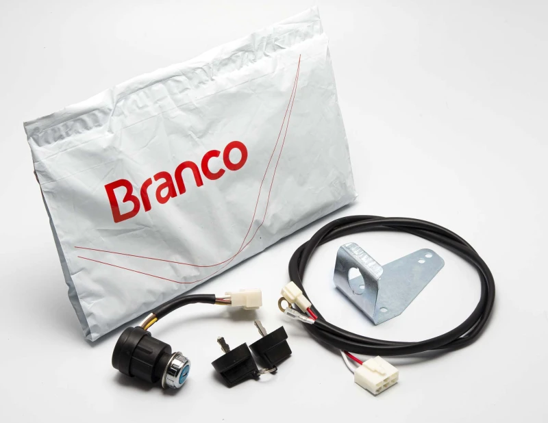 CHAVE DE PARTIDA COM MIOLO E SUPORTE MOTOR DIESEL - Branco