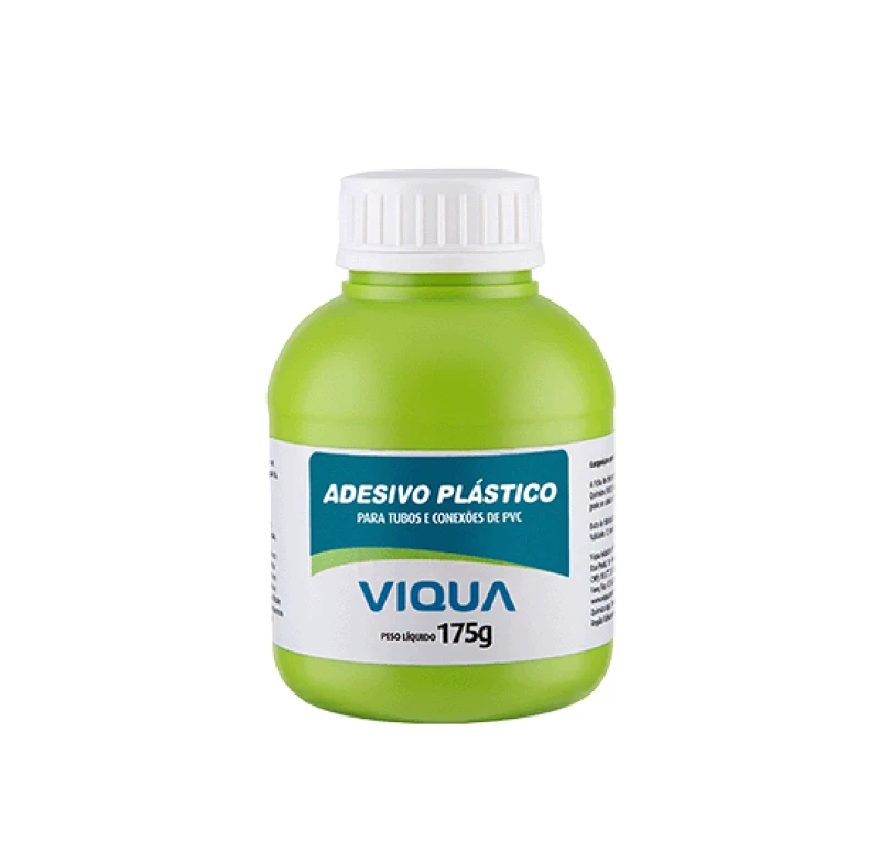 Adesivo plástico para tubos e conexões PVC – Pote 175g Viqua