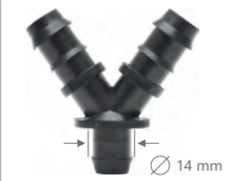 CONECTOR Y INICIAL 14/15 MM RANHURADO