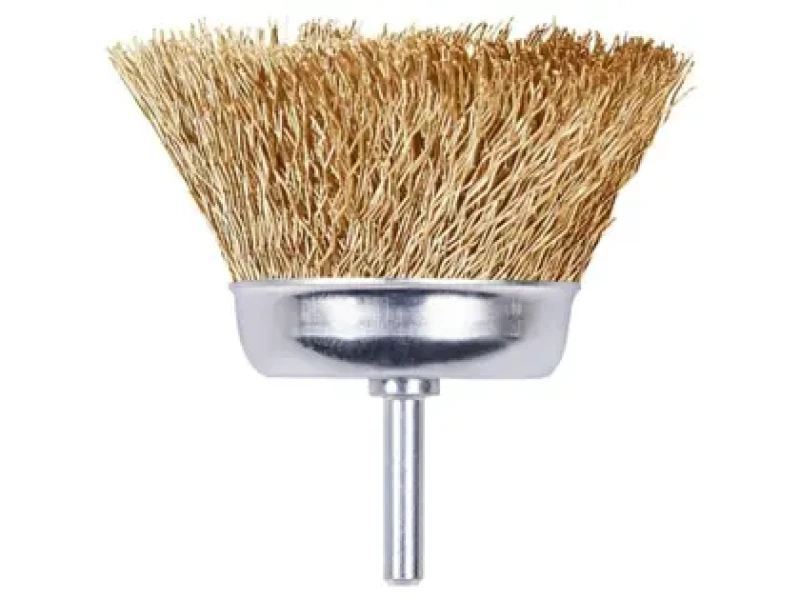 ESCOVA COPO COM HASTE EM AÇO CARBONO 2 POL - WORKER