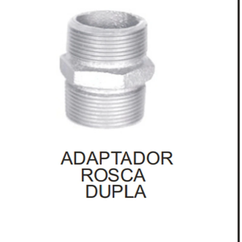ADAPTADOR ROSCA DUPLA DN2.1/2'' MACHO X MACHO BOMAJET