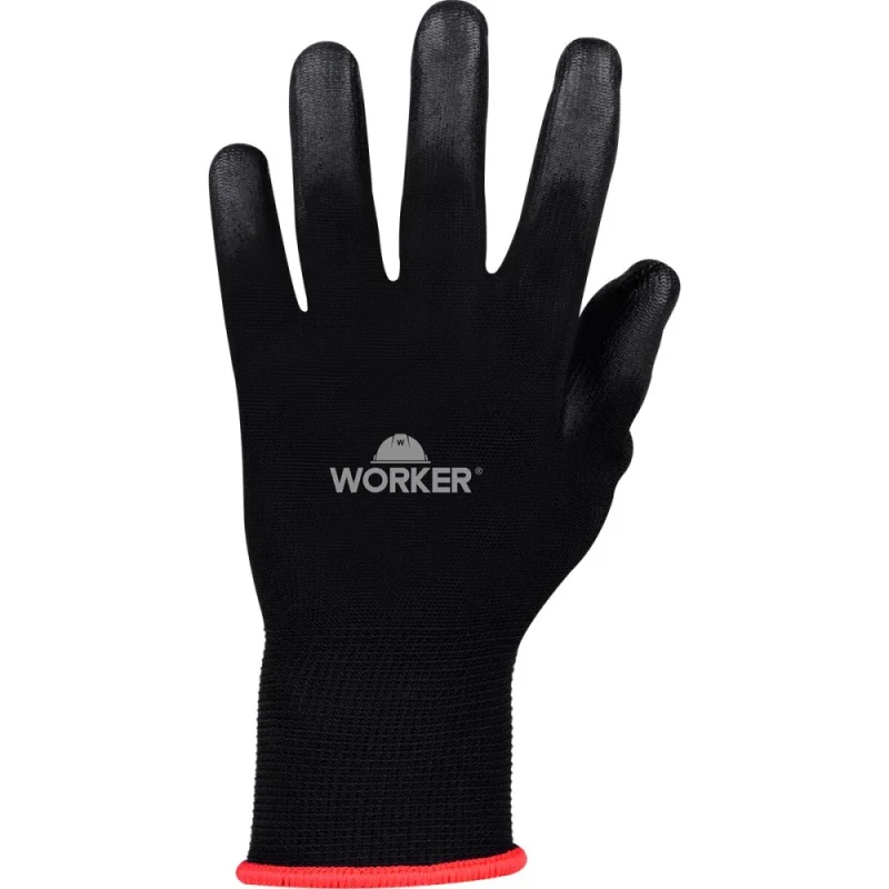LUVA BANHADA EM POLIURETANO TAMANHO G - WORKER