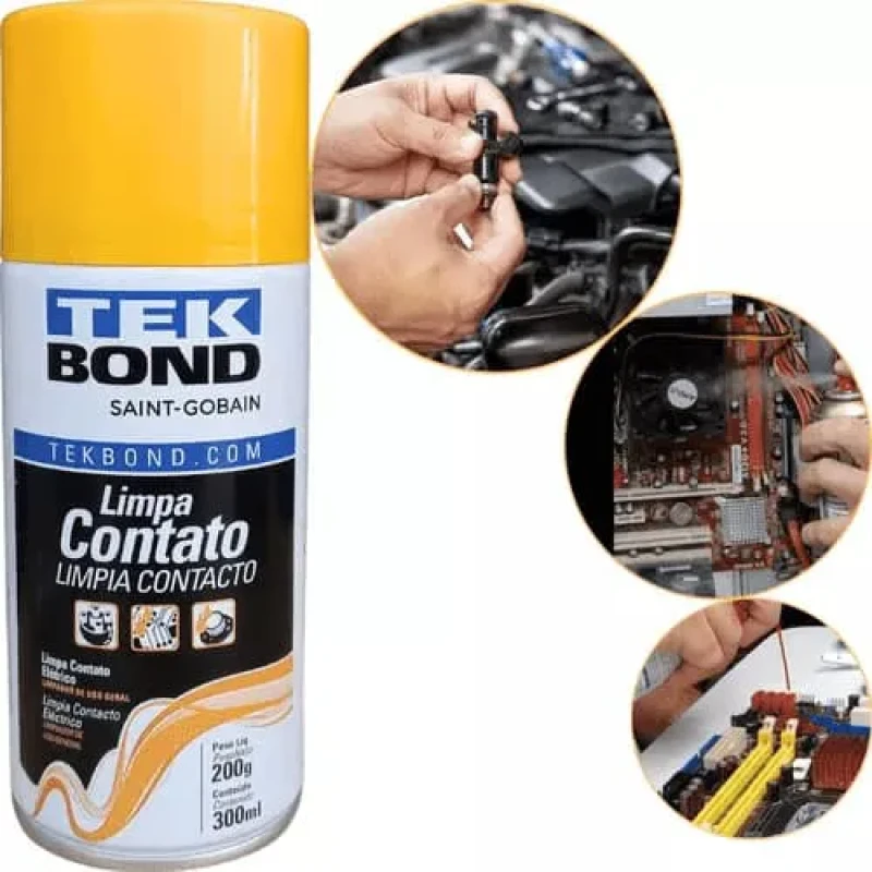 SPRAY LIMPA CONTATO 300ML - TEK BOND