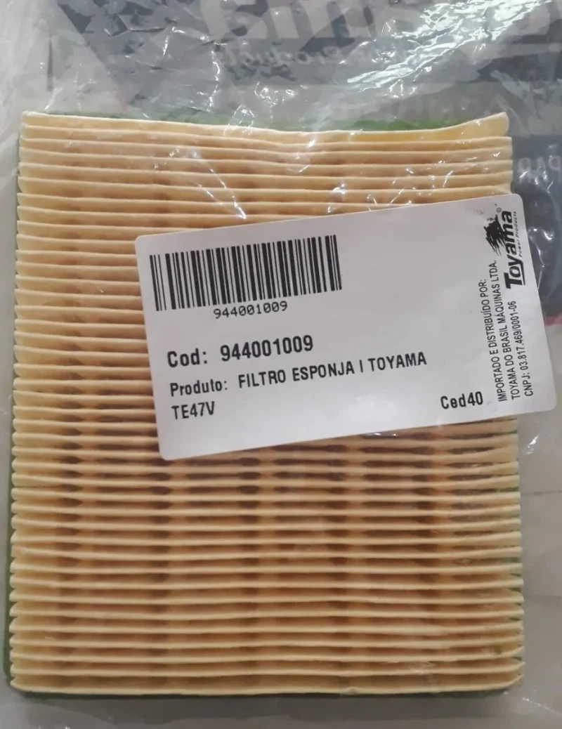 Elemento Filtro De Ar Para Cortador De Grama Te47v - Toyama