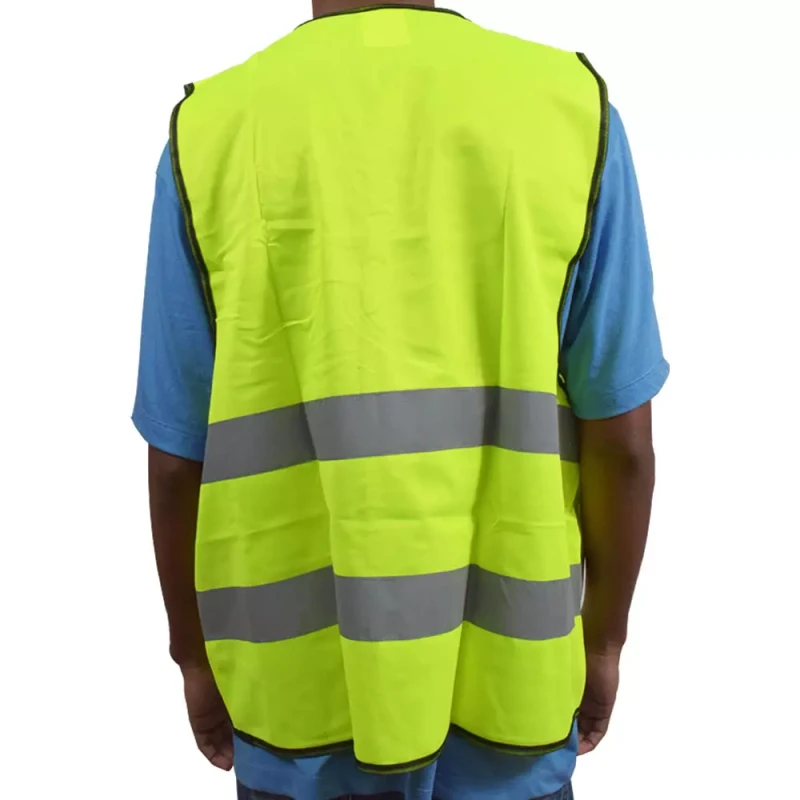 COLETE REFLETIVO POLIÉSTER AMARELO FLORESCENTE - WORKER