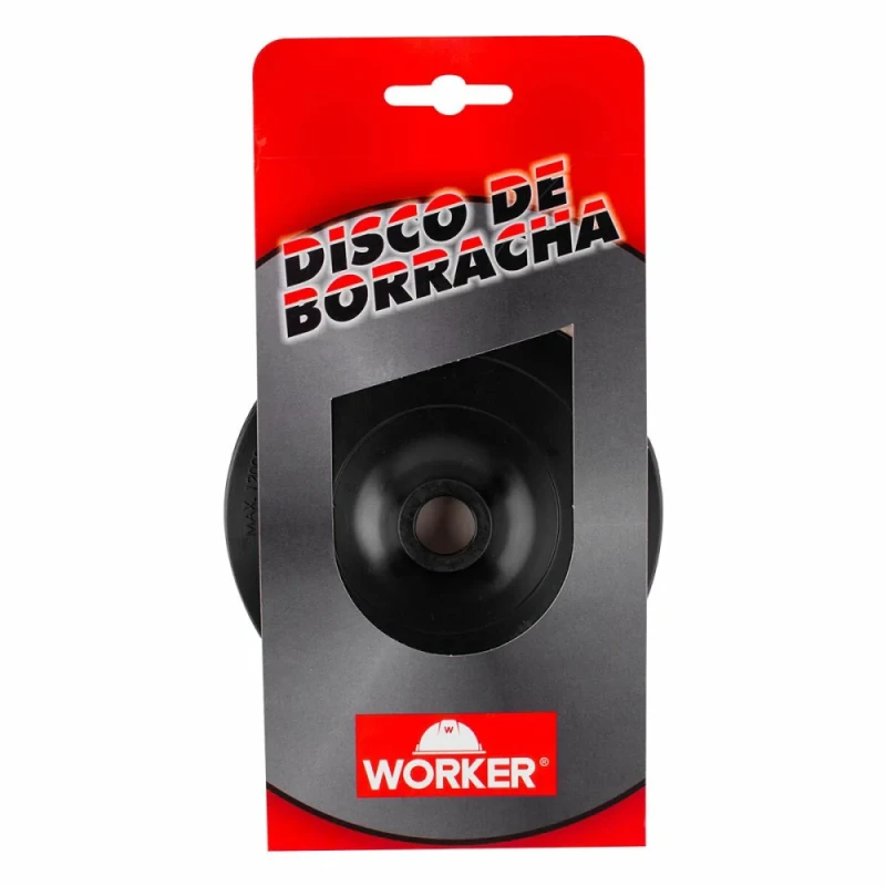 DISCO DE BORRACHA SEMI RIGÍDO 4.1/2 MAKITA - WORKER