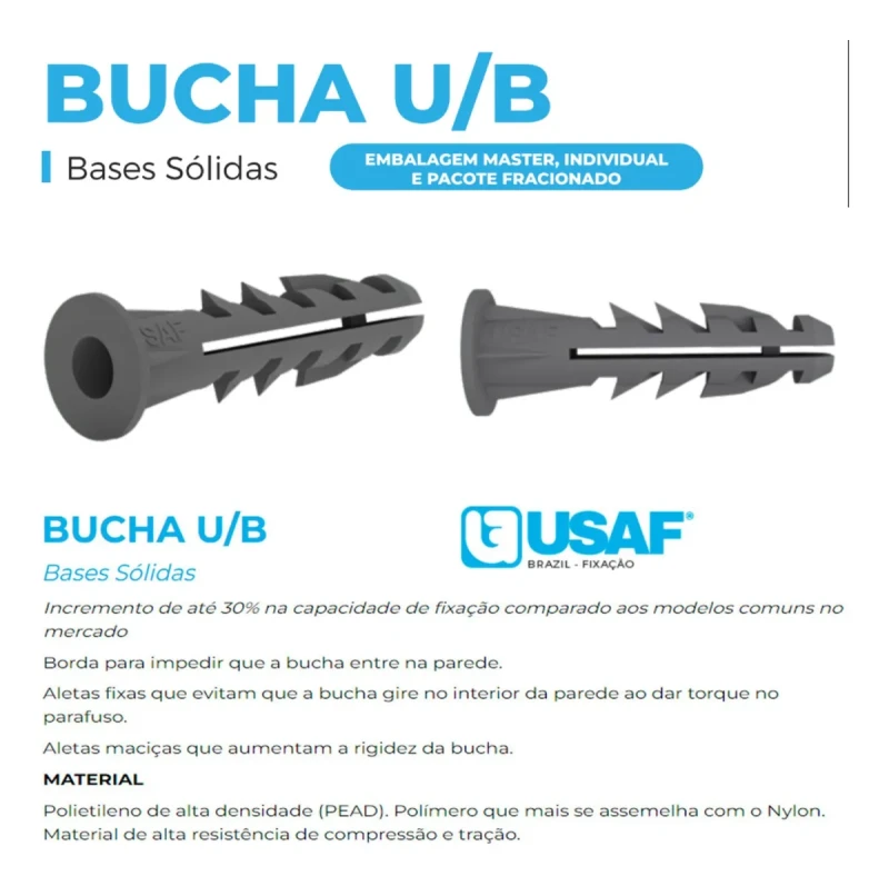 BUCHA PLÁSTICA N.08