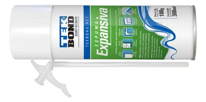 ESPUMA EXPANSIVA DE  POLIURETANOINDICADO 180G - TEKBOND