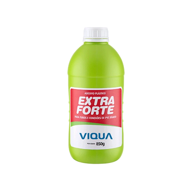 Adesivo Plástico para tubos e conexões PVC Extra Forte 850g Viqua